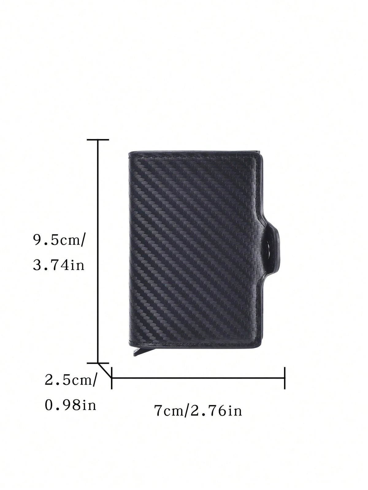 SHABILI Men's Card Holder Automatic Metal Credit Card Pop-Up Slot Minimalist Portable Anti-Theft RFID Aluminum Alloy Wallet