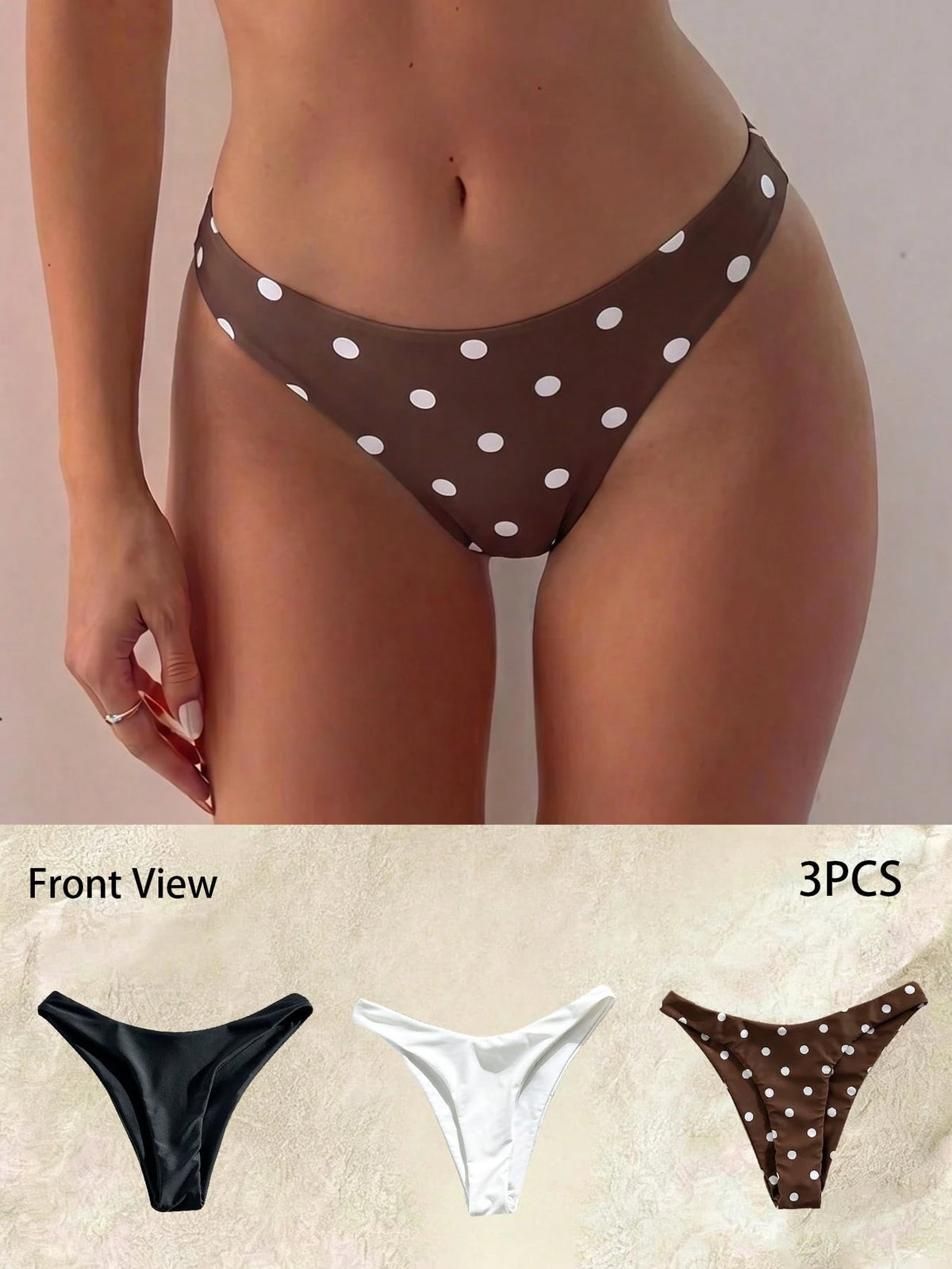 Shapewave 3PCS Women Bikini Bottoms