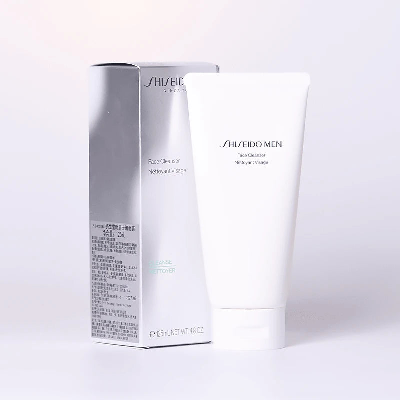 Shiseido Men's Face Cleanser| 125ml, Deep Pore Clean & Oil-Control Formula