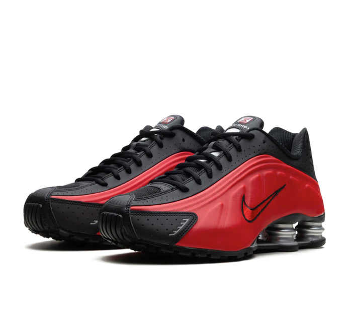 Nike Shox R4 "University Red Black Metallic Silver"