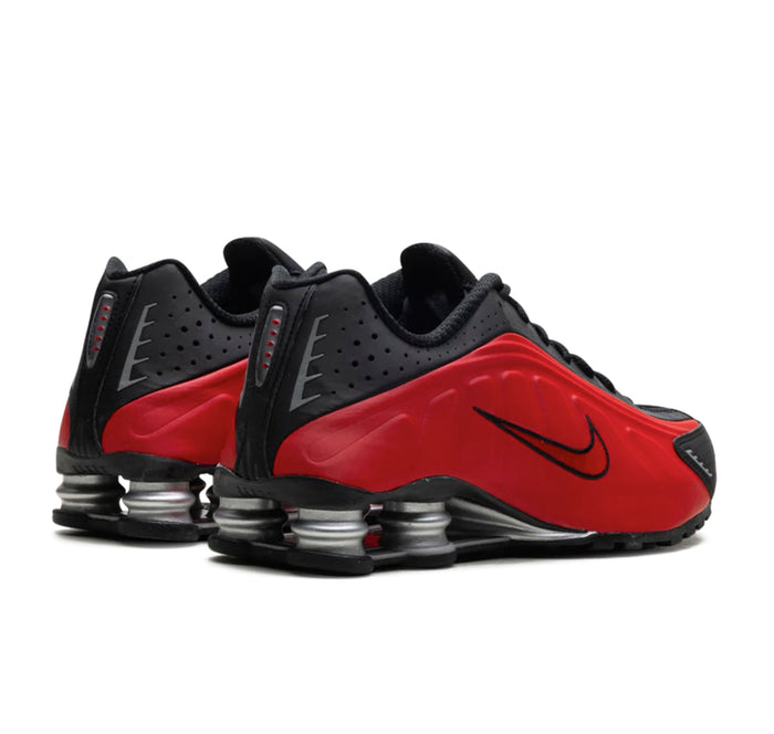 Nike Shox R4 "University Red Black Metallic Silver"