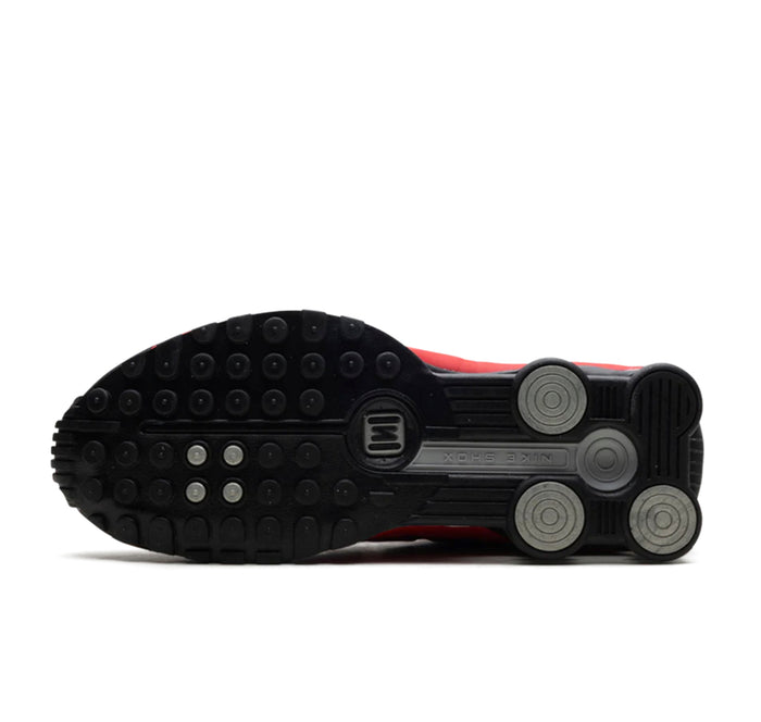 Nike Shox R4 "University Red Black Metallic Silver"