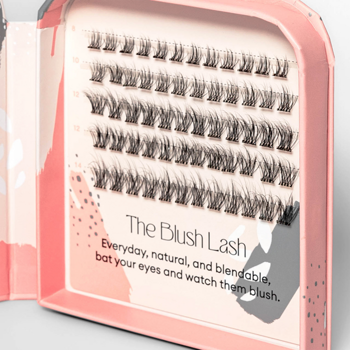 Silly George Pop-On Lashes - Blush Black