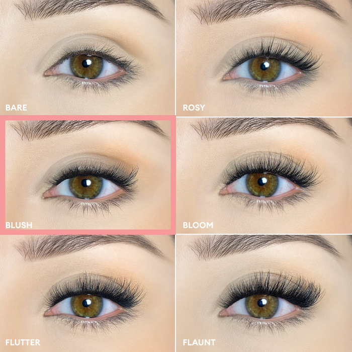 Silly George Pop-On Lashes - Blush Black