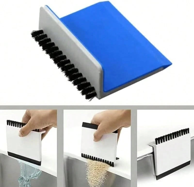 Sink Squeegee Cleaner Countertop Brush Wiper Vegetable Cleaning Brush Wiper Home Kitchen Tool Accessories Kitchen Utensils