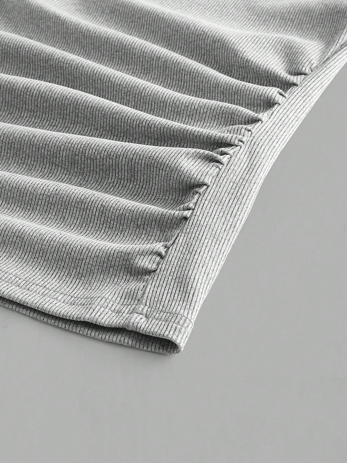 Slaydiva Multiple Sets Of Grey White Casual Basics Crisscross Back Scoop Neck Slim Rib Tank Tops For Women Everyday Summer