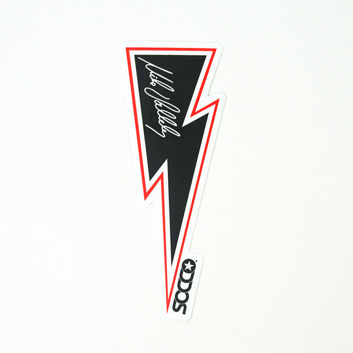 SOCCO Socks - Mike Vallely Lightning Bolt Socks (Black)