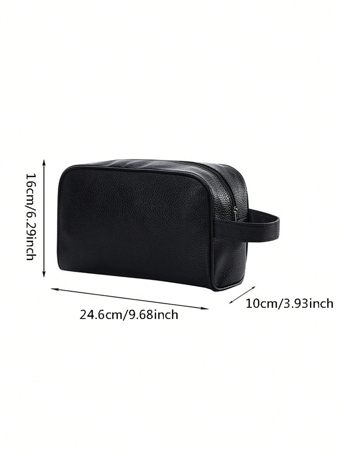 Soft PU Zipper Travel Men Toiletry Bag,Holiday Gift,Retro Wallet,Multifunctional Outdoor Portable Fashion Casual Student Hiking Clutch Bag,Men's Gift