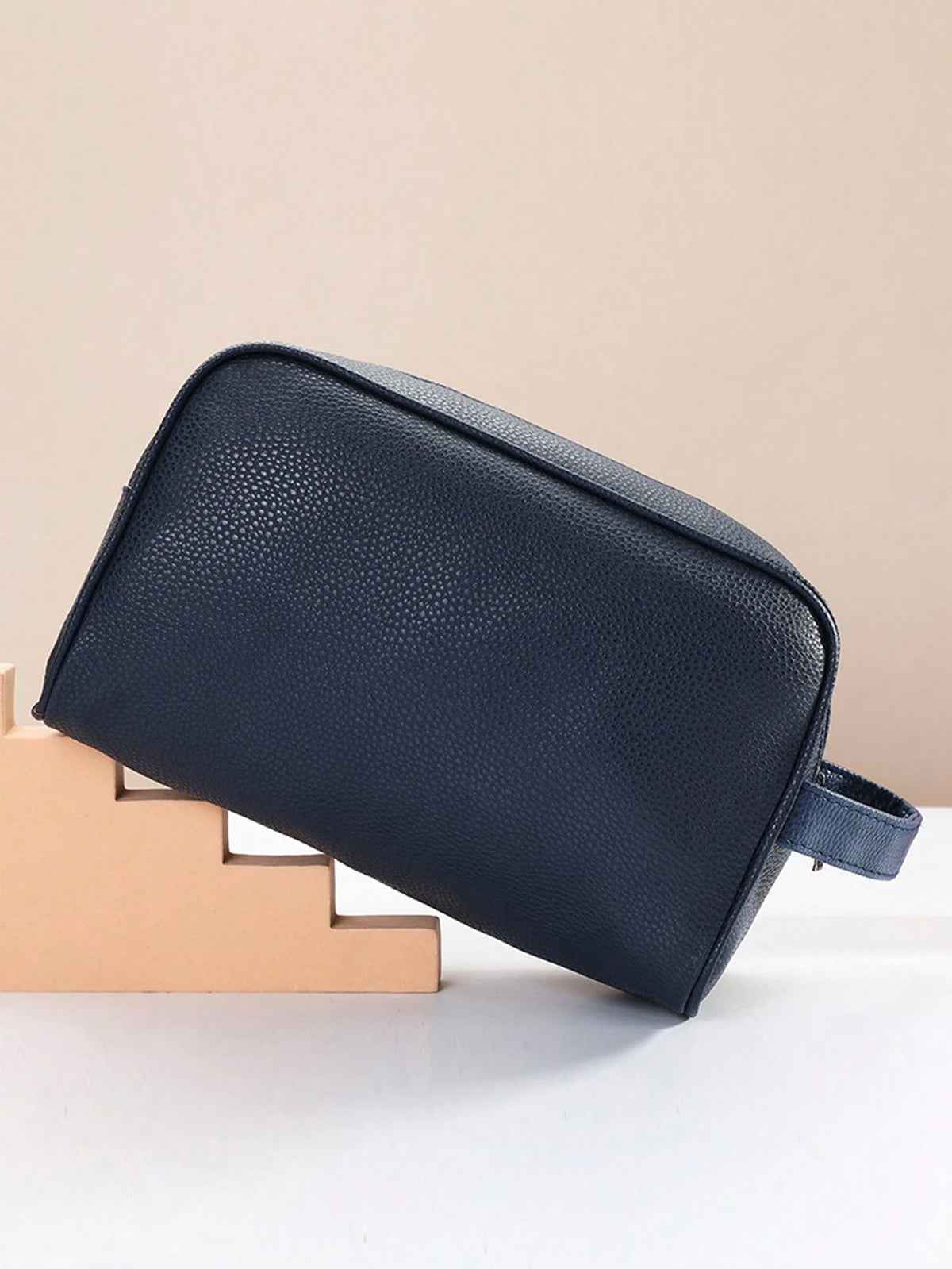 Soft PU Zipper Travel Men Toiletry Bag,Holiday Gift,Retro Wallet,Multifunctional Outdoor Portable Fashion Casual Student Hiking Clutch Bag,Men's Gift