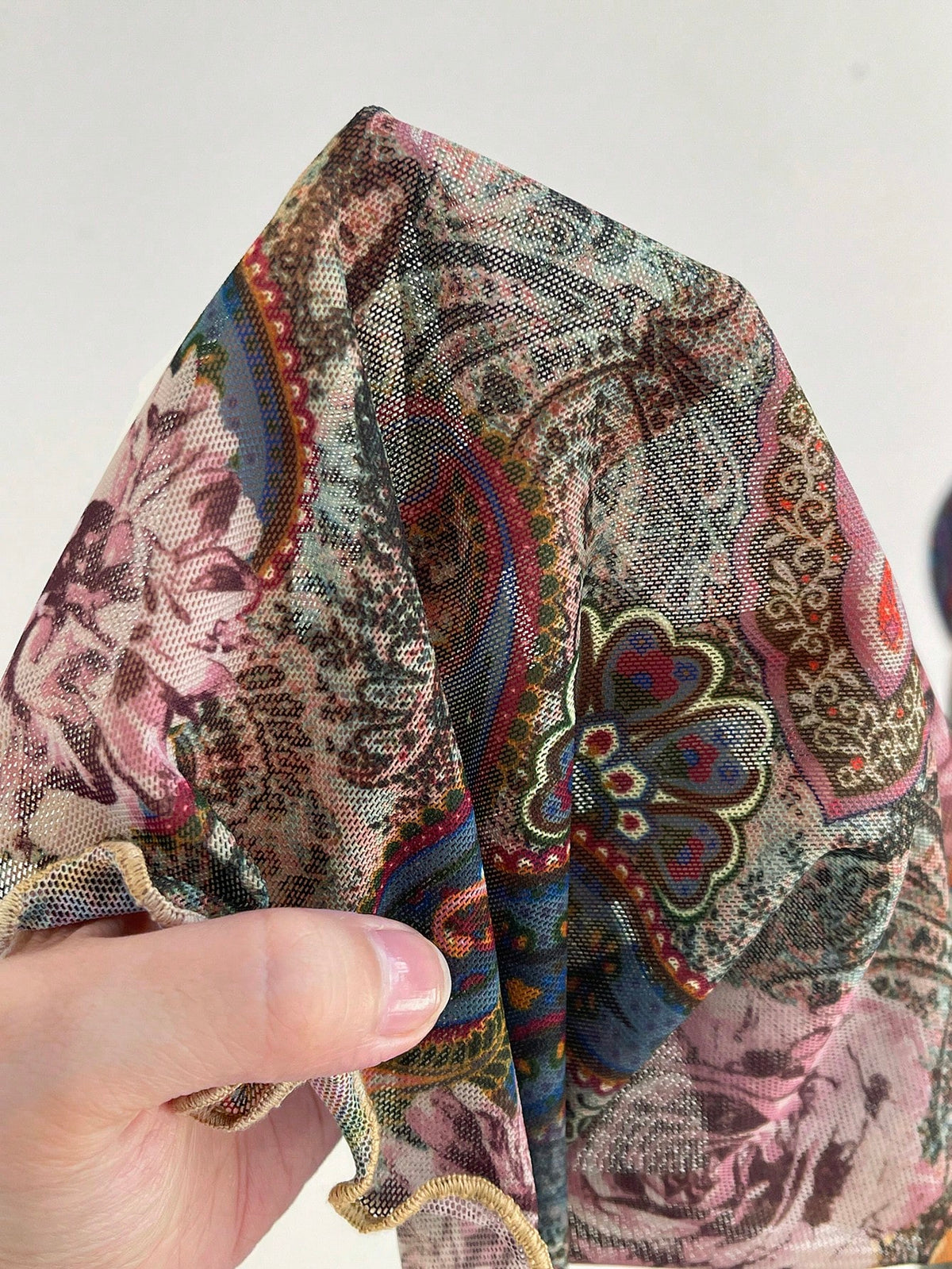 Soleia Women's Boho V-Neck Tie-Up Long Flare Sleeve Floral Print Casual Top, Summer Vacation Beach Outfits