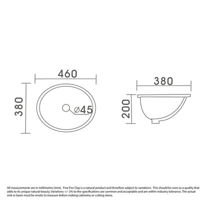SOTTO Under Counter Oval Basin Basins ECT