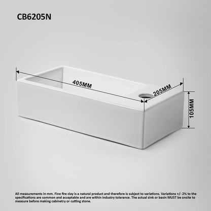 SOUL40 Wall Hung Bathroom Basin Basins Arova