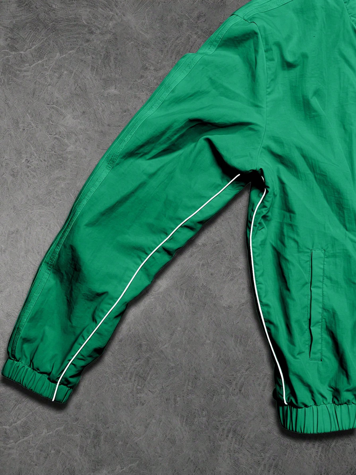 Sport MetroGents Men's Zip-Up Long Sleeve Jacket And Drawstring Waist Shorts Sports Set