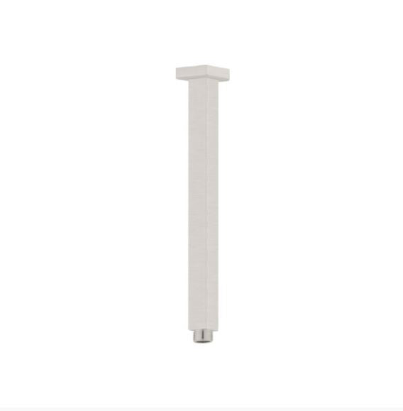 Square Ceiling Arm 300mm Brushed Nickel Showers Nero