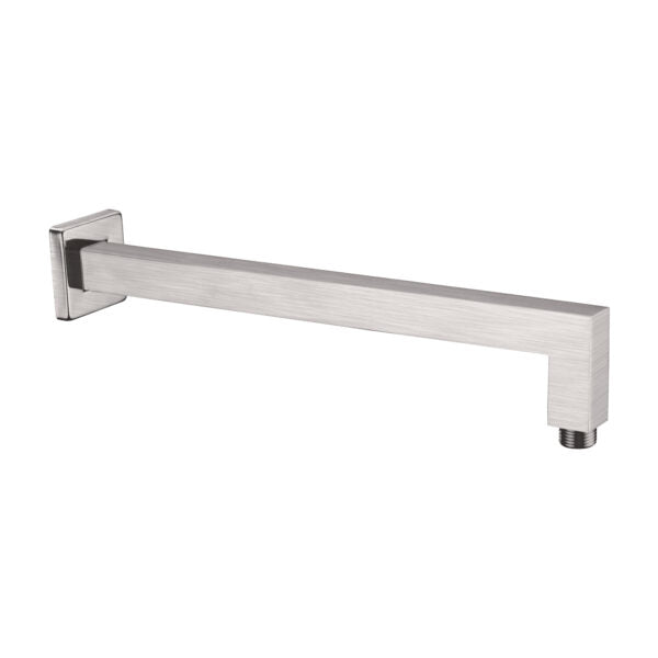 Square Shower Arm Brushed Nickel YSW501-BN Showers Nero