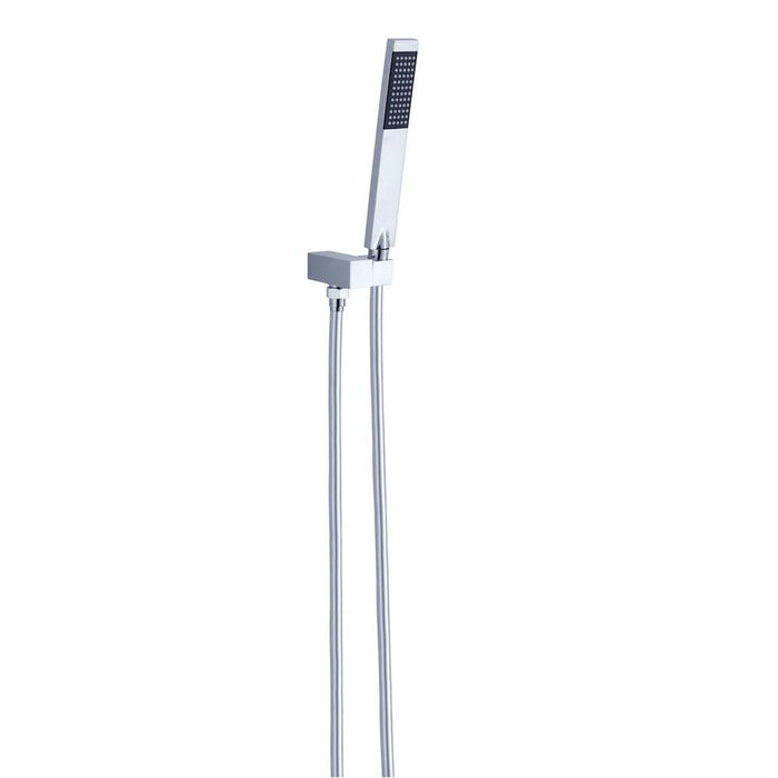 Square Shower on Bracket Chrome YSW309-CH Showers Nero