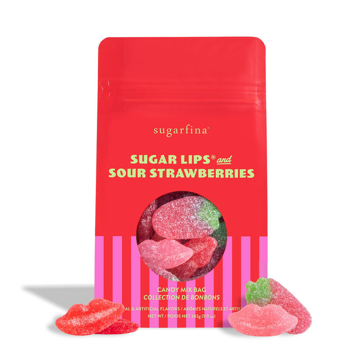 Sugarfina - Sugar Lips & Sour Strawberries - Candy Mix Bag (Sweet Escape)