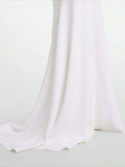 Summer Dresses For Women2026 New Arrival Women's European American White Long Dress- Summer Sexy Cami Dressdresses For Women