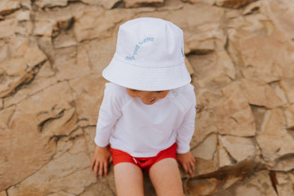 Sunguard - Kai Kids Bucket Hat - White Wave (Final Sale)