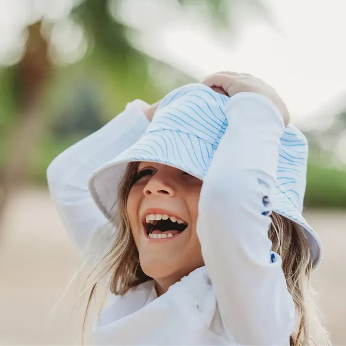Sunguard - Kai Kids Bucket Hat - White Wave (Final Sale)