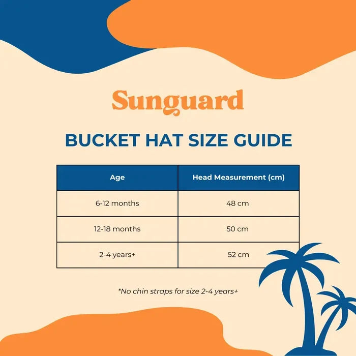 Sunguard - Kai Kids Bucket Hat - White Wave (Final Sale)