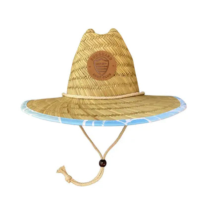 Sunguard - Little Straw Lifeguard Hat - Blue Monstera