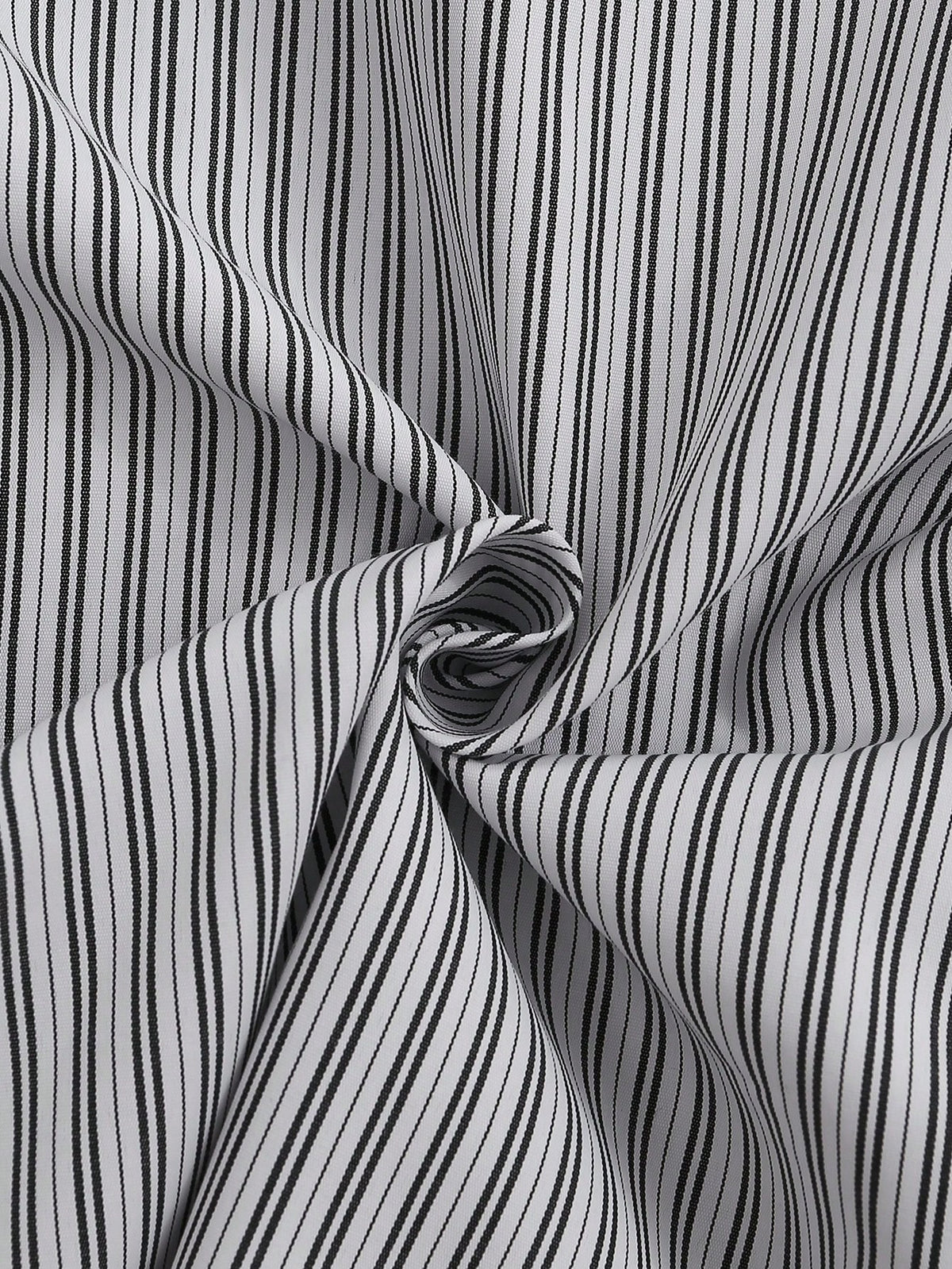 Sunspun Plus Size Women Striped Waist Casual Shirt