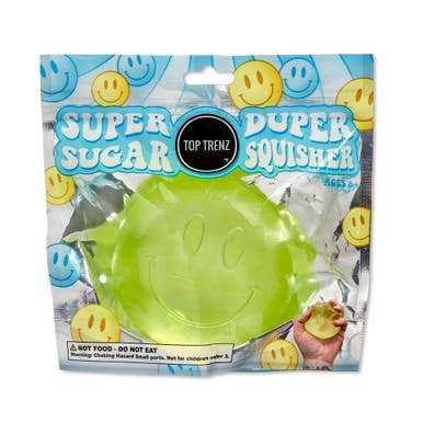 Super Duper Sugar Squishy Happy Face
