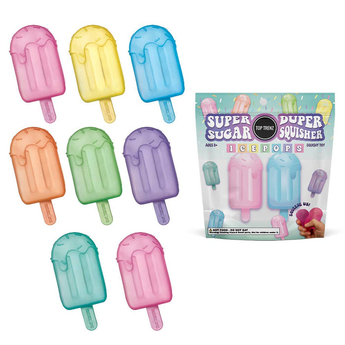Super Duper Sugar Squishy Ice Pops (2 Pack)