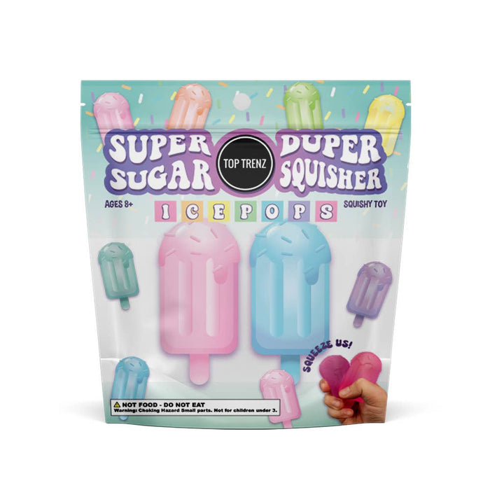 Super Duper Sugar Squishy Ice Pops (2 Pack)