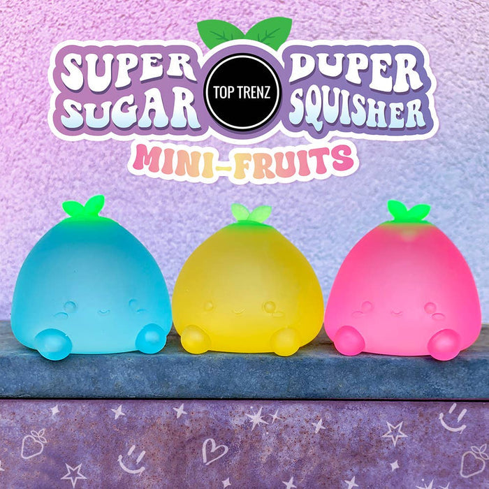 Super Duper Sugar Squishy Mini Fruits (2 Pack)