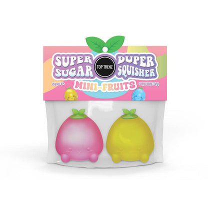 Super Duper Sugar Squishy Mini Fruits (2 Pack)