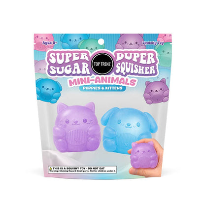 Super Duper Sugar Squishy Mini Kitty & Puppy (2 Pack)