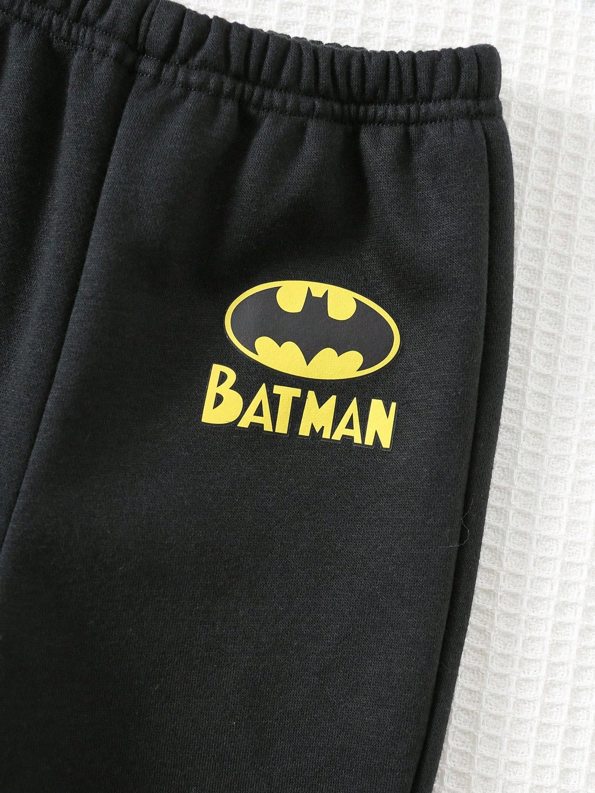 SUPERMAN X Cozy Pixies 2pcs Baby Boy Graphic Hoodie Sweatshirt And Elastic Waist Jogger Pants Set Fall Winter