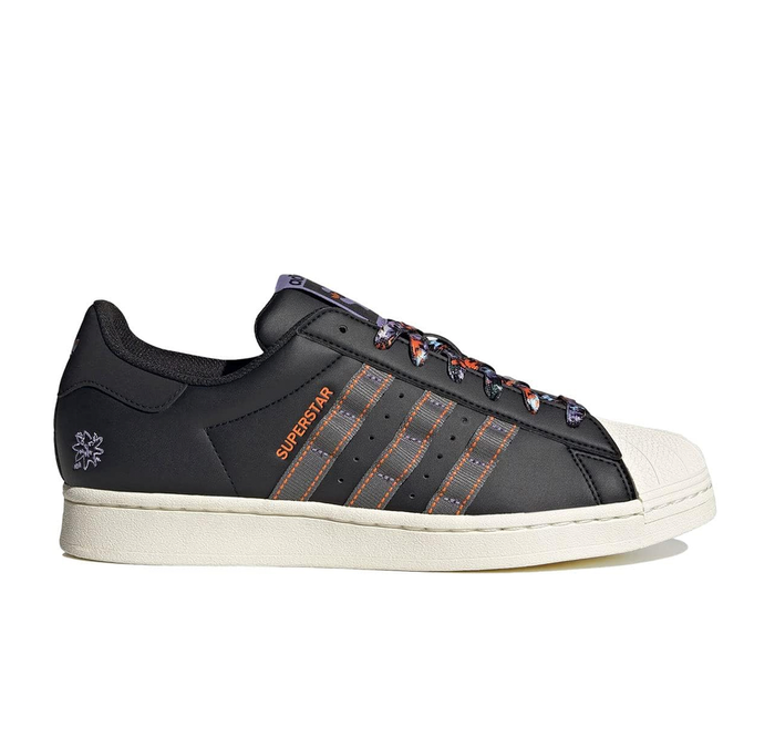 adidas Superstar "Core Black Ash Unity Orange"