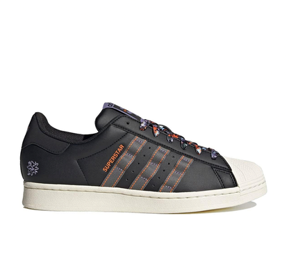adidas Superstar "Core Black Ash Unity Orange"