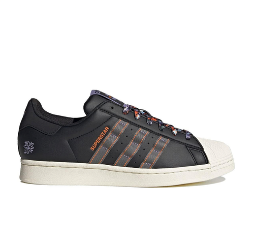 adidas Superstar "Core Black Ash Unity Orange"