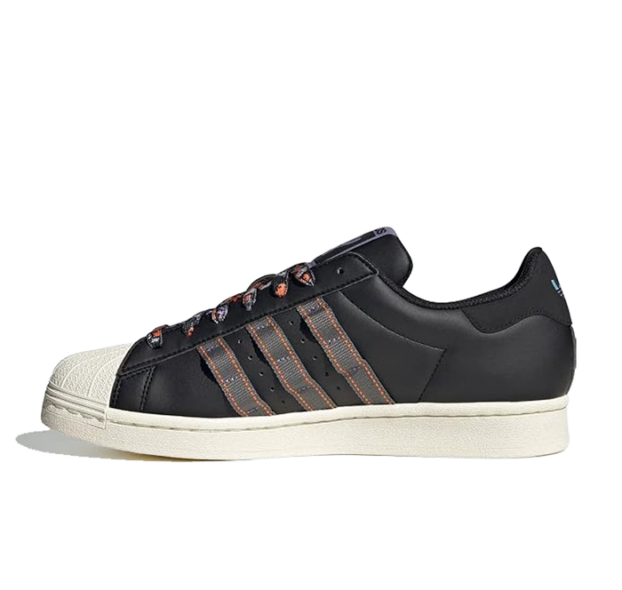 adidas Superstar "Core Black Ash Unity Orange"