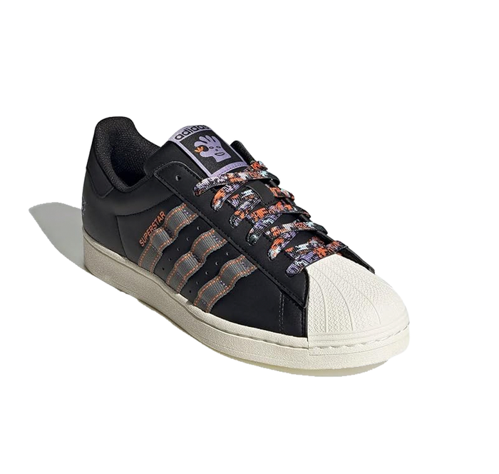 adidas Superstar "Core Black Ash Unity Orange"