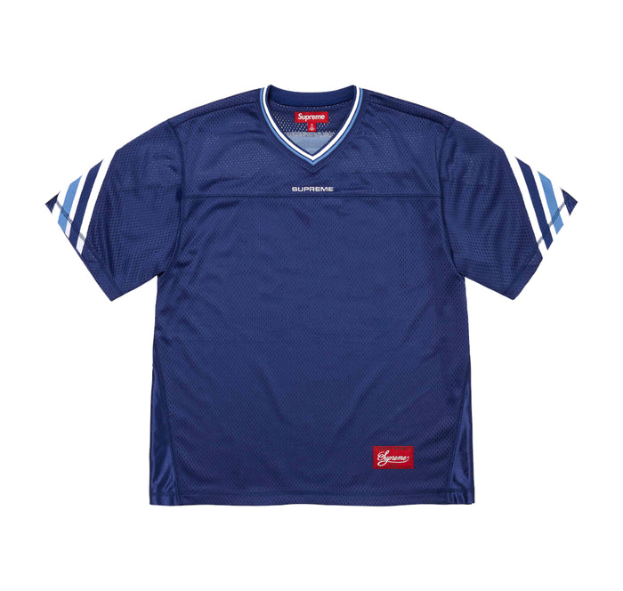 Supreme Jacquard Rib Football Jersey Navy