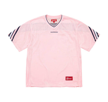 Supreme Jacquard Rib Football Jersey Pink