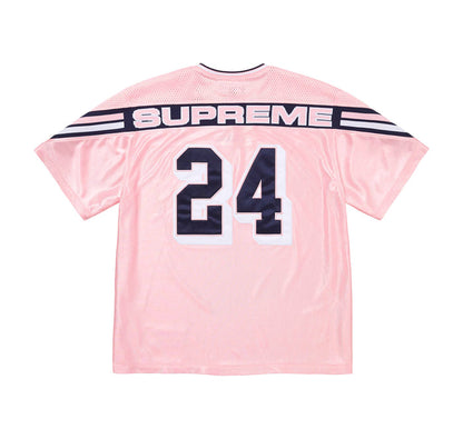 Supreme Jacquard Rib Football Jersey Pink