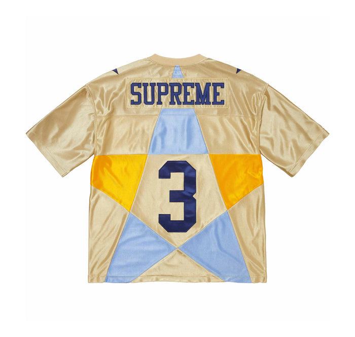 Supreme Star Football Jersey Gold
