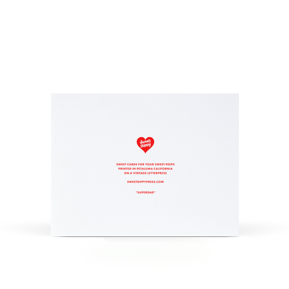 Sweet Bippy Press - Superdad Greeting Card
