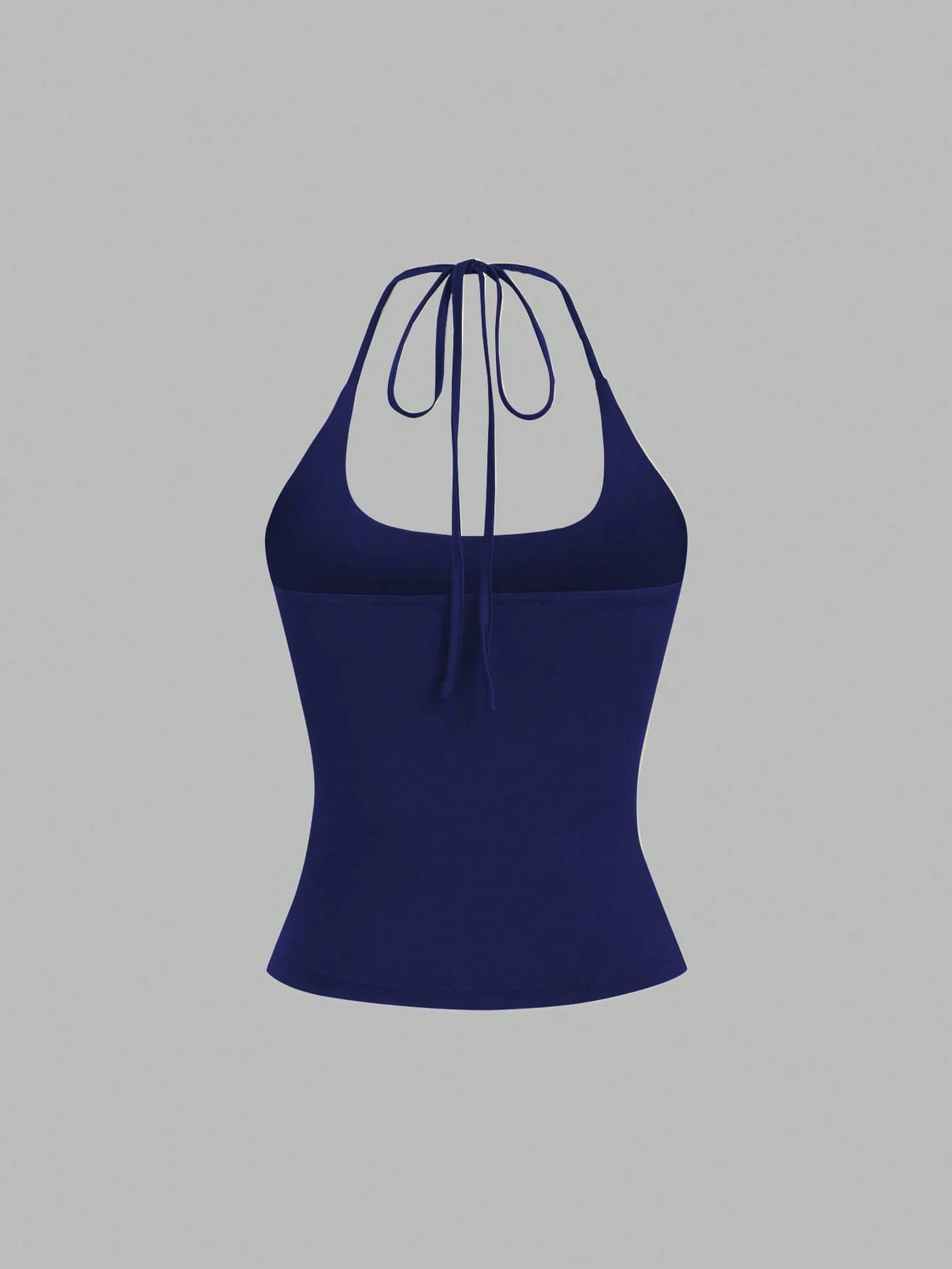 Sweetra Women's European And American Fashion Casual New Summer Slimming Halter Neck Elegant Backless Commuter Casual Fitness Versatile 3-Piece Set Top