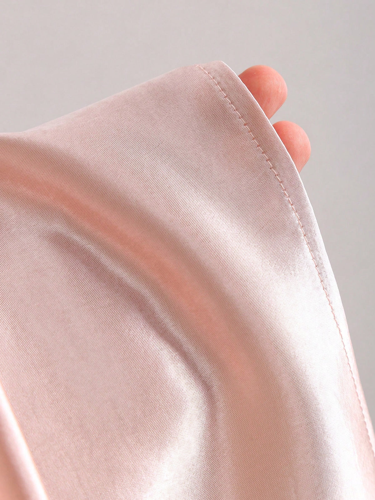 Sweetra Women's Pink Skirt, Satin Fabric, Bow Decor On Both Sides, Umbrella Hem With Zipper Closure