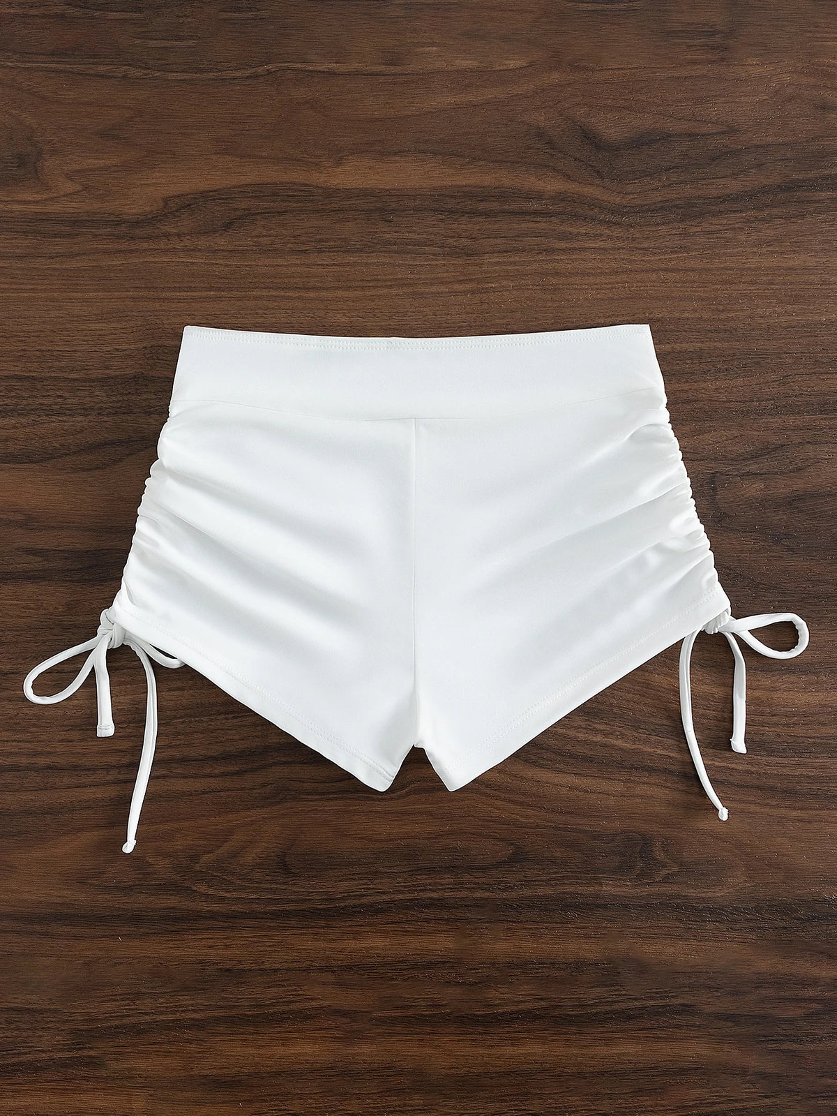 Swim New Women's Solid-Color Drawstring Bikini Bottoms – Perfect For Beach Vacations, Summer Holidays, And Parties.Vacation Outfits Women.