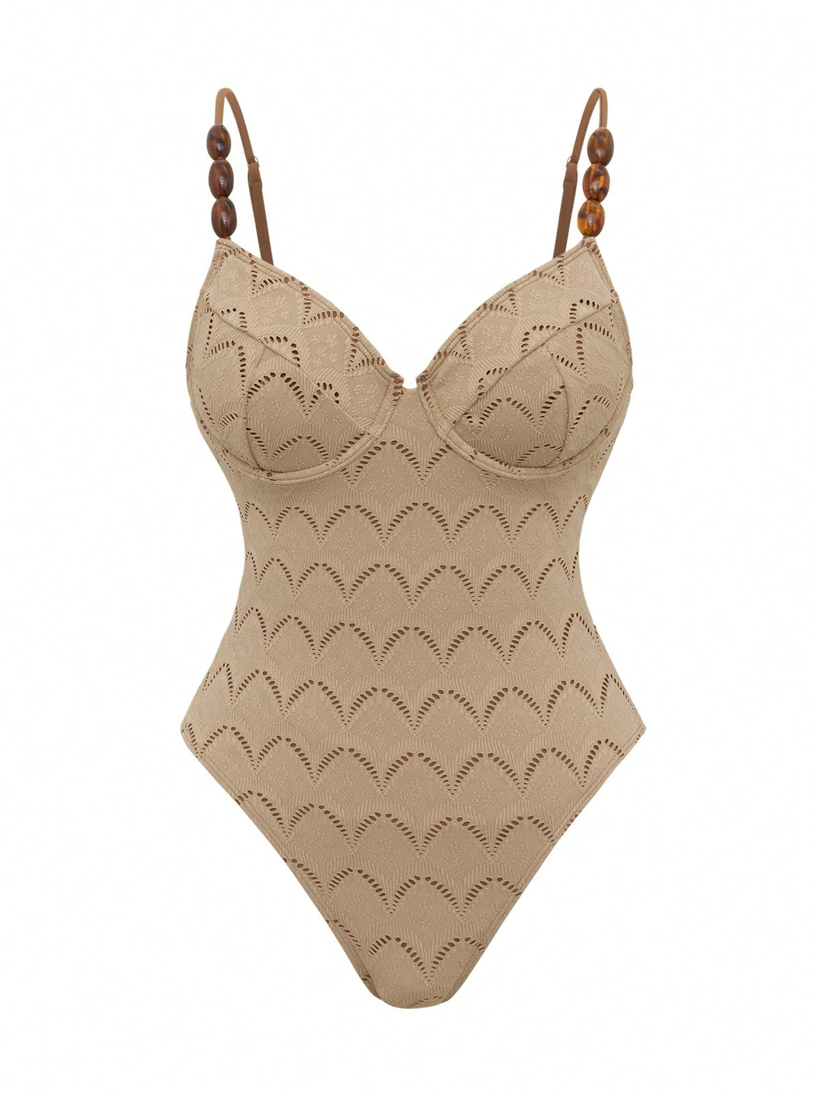 Swim Oasis 2pcs/Set Summer Vacation Sexy Backless Spaghetti Strap Women One-Piece Swimsuit & Sarong Maxi Skirt