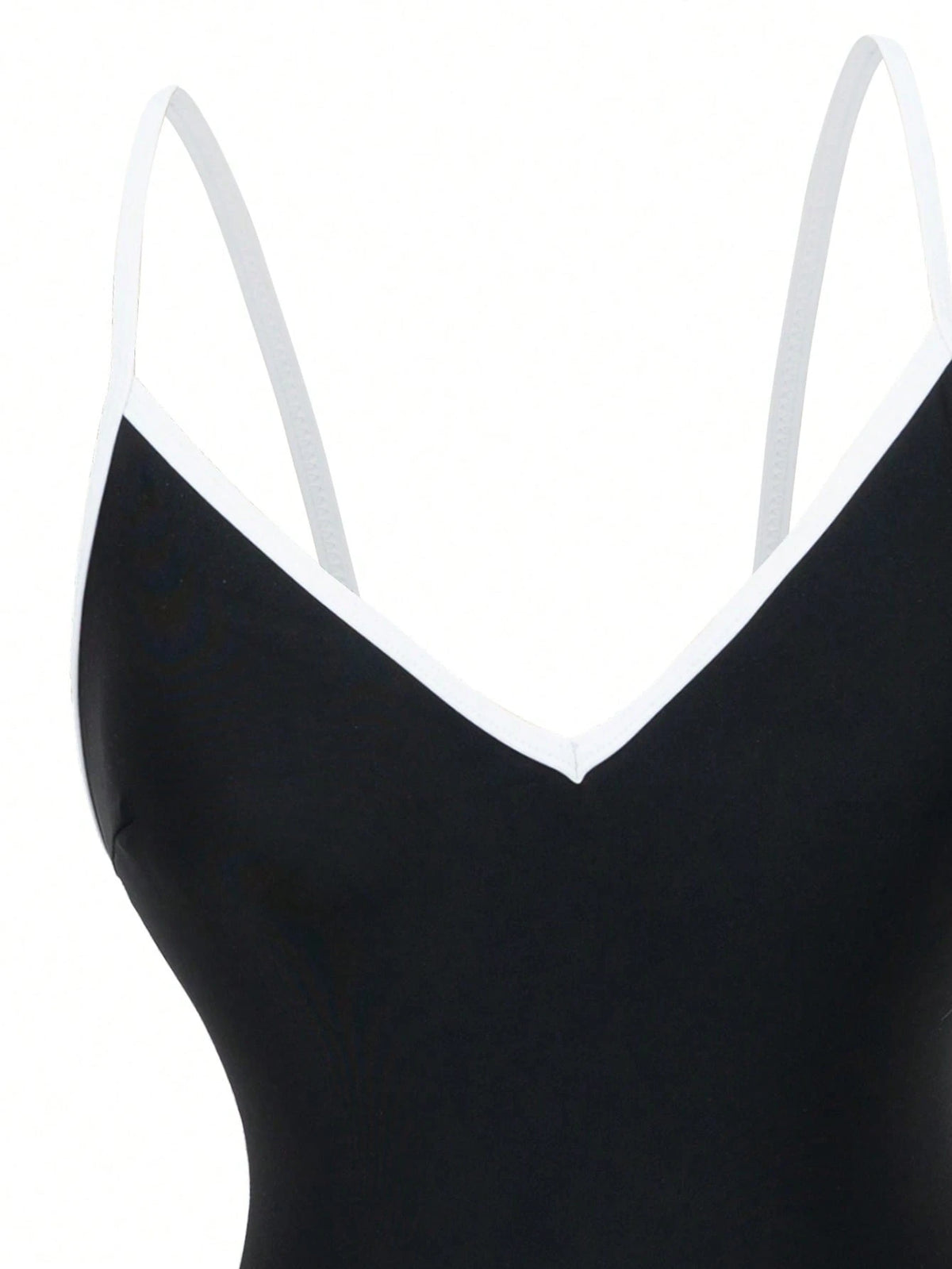 Swim Oasis 2pcs Standard Women Navy Adjustable Strap One-Piece Swimsuit & Beachwear Set For Summer Beach Vacation