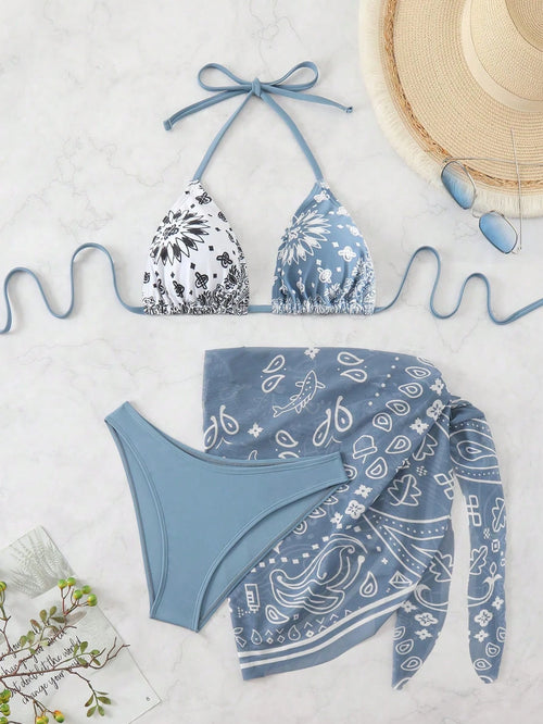 Swim Vcay Women's Vacation Beach Swimwear Set